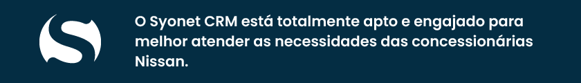 Syonet CRM é homologado pela Nissan