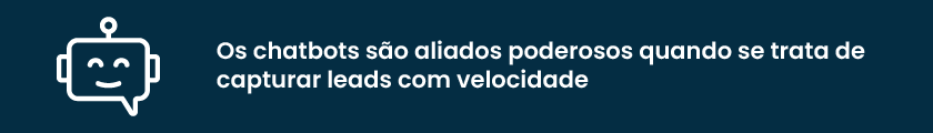 Não perca tempo na hora de capturar leads!